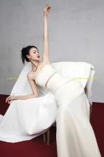 Đầm dạ hội LaneJT cúp ngực cut-out ôm dáng sang trọng