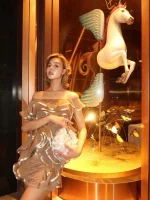 Đầm Dự Tiệc Musthave Voan Bồng Bềnh Vàng Kim - Ảnh 5