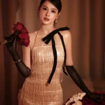 Beloved Size M - Đầm dự tiệc tua rua ánh kim quyến rũ