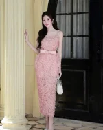 XY Bymyxy Size M - Đầm dự tiệc phom ôm đính hoa nổi