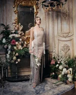 Ninensei Size M - Đầm ren trắng corset dự tiệc quyến rũ