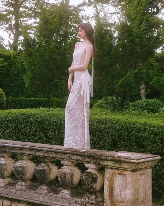 Ninensei Size XS - Đầm dạ hội dáng ôm đính đá sang trọng