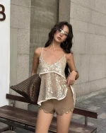 Bubble Size M - Set bộ ngắn sequin phong cách du mục